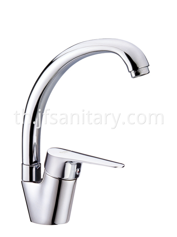 gooseneck kitchen sink faucet